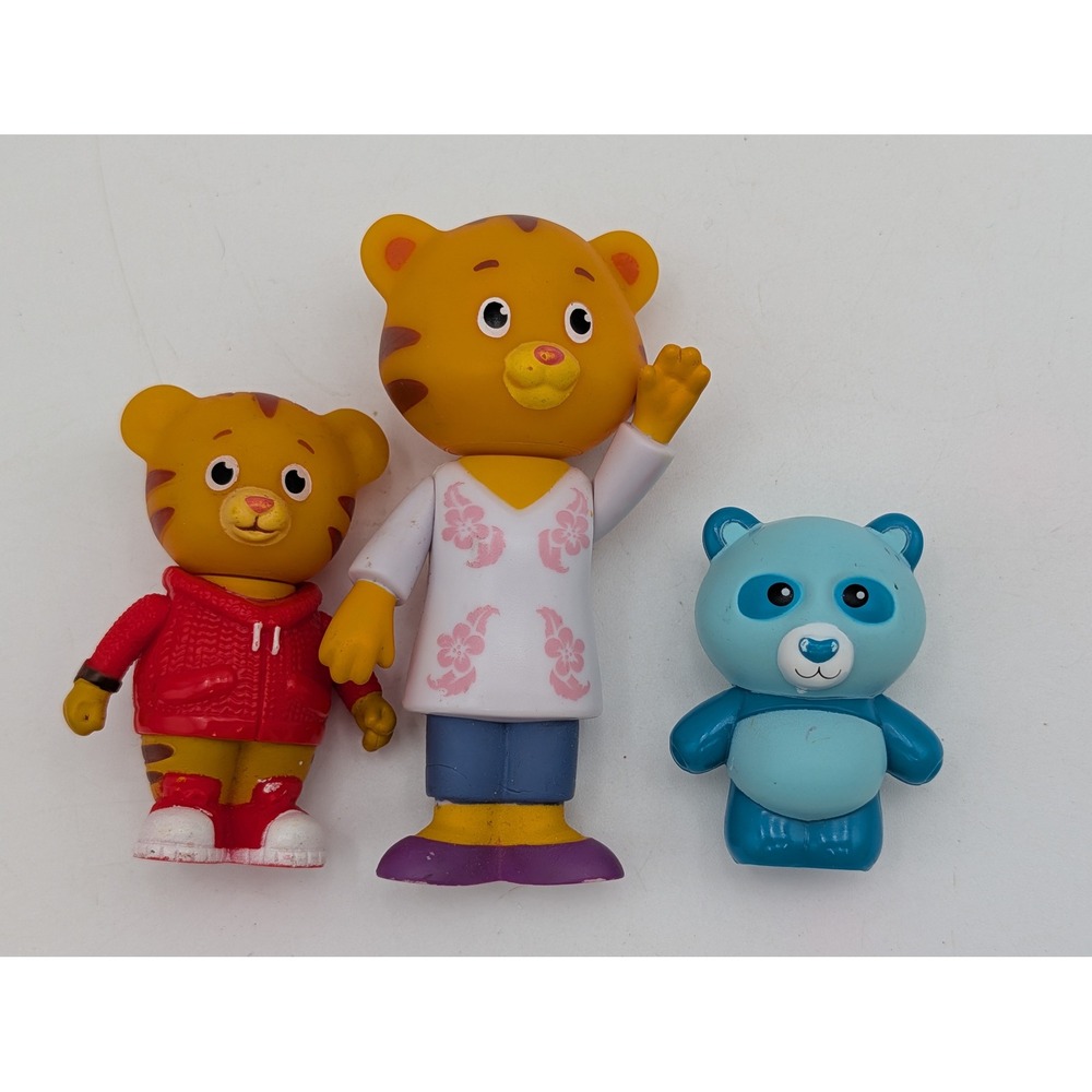 Fred Rogers Daniel Tiger Neighborhood Figure Lot Mom Panda Pandy